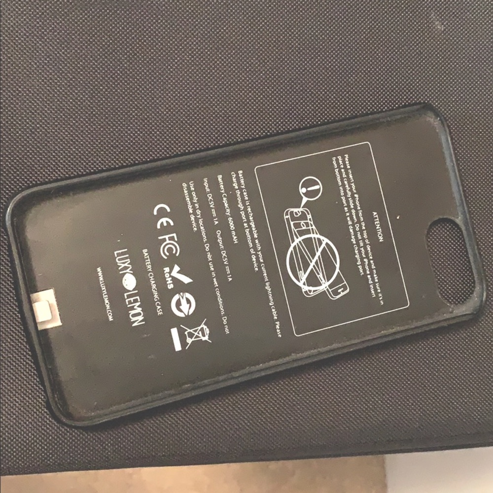Luxy lemon charging case
